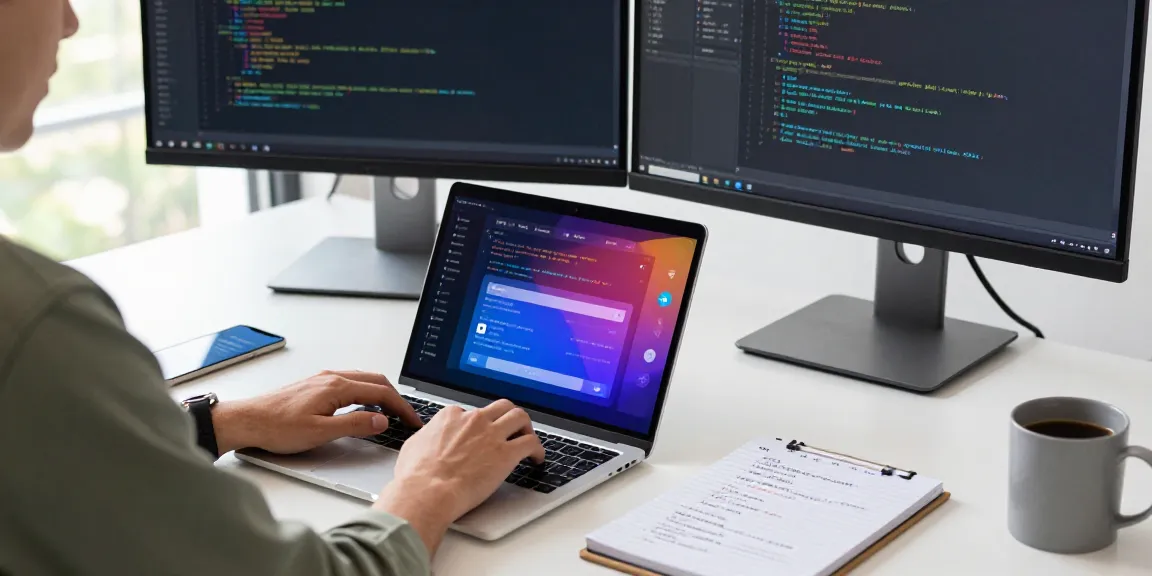 Customizing Telegram中文 settings in a modern workspace with coding elements and active engagement.