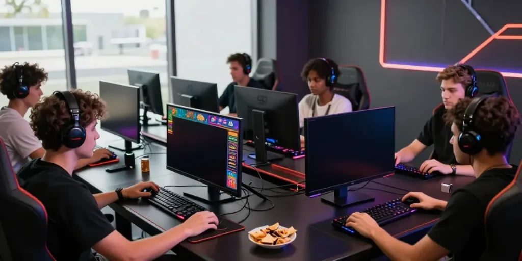 Online gaming experience at https://du88az.net/ with players engaged in exciting casino games.