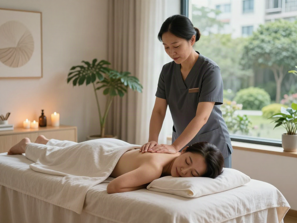 Discover the rejuvenating power of 강남출장안마 in a tranquil massage therapy setting.