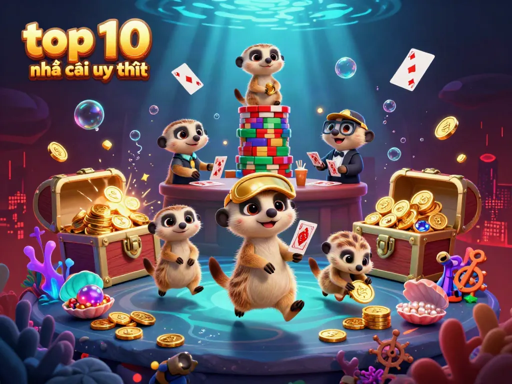 Experience top 10 nhà cái uy tín in vibrant casino operations through playful meerkats.