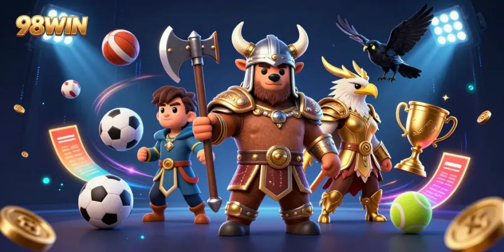 Experience thrilling sports betting action at 98WIN with energizing gaming elements.