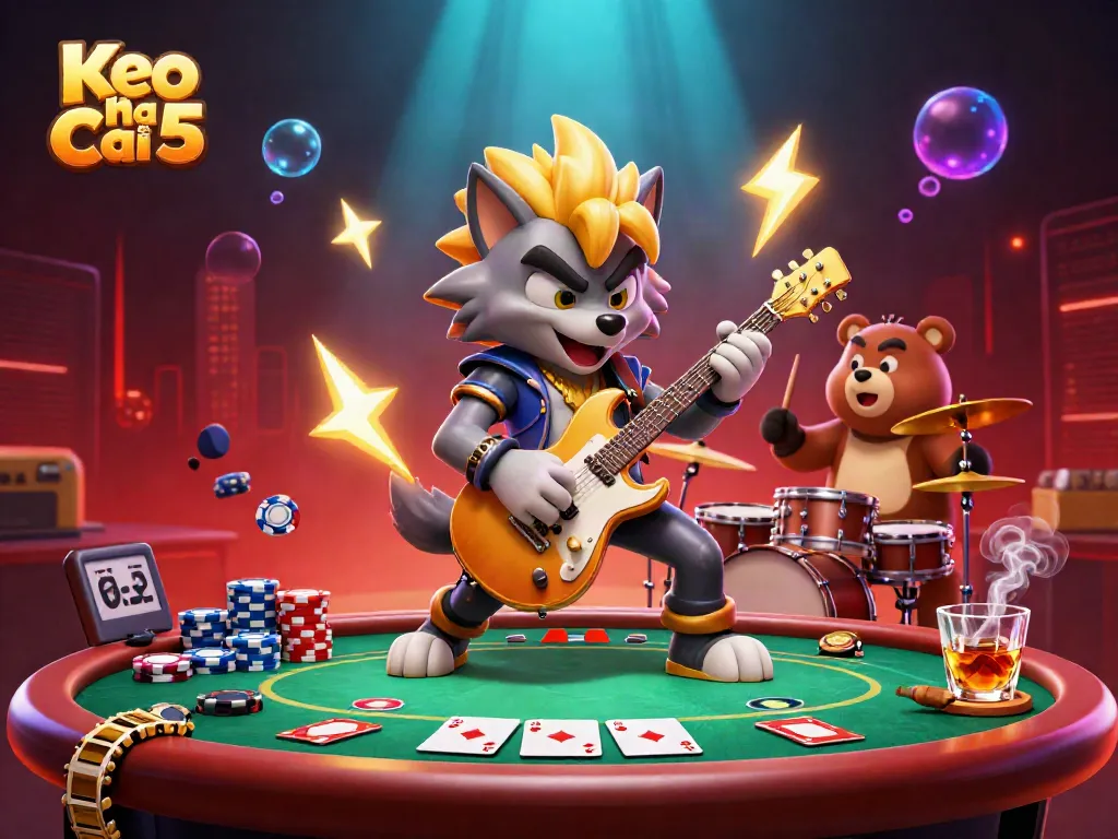 Engage with exciting poker action and vibrant characters in Keo Nha Cai 5.