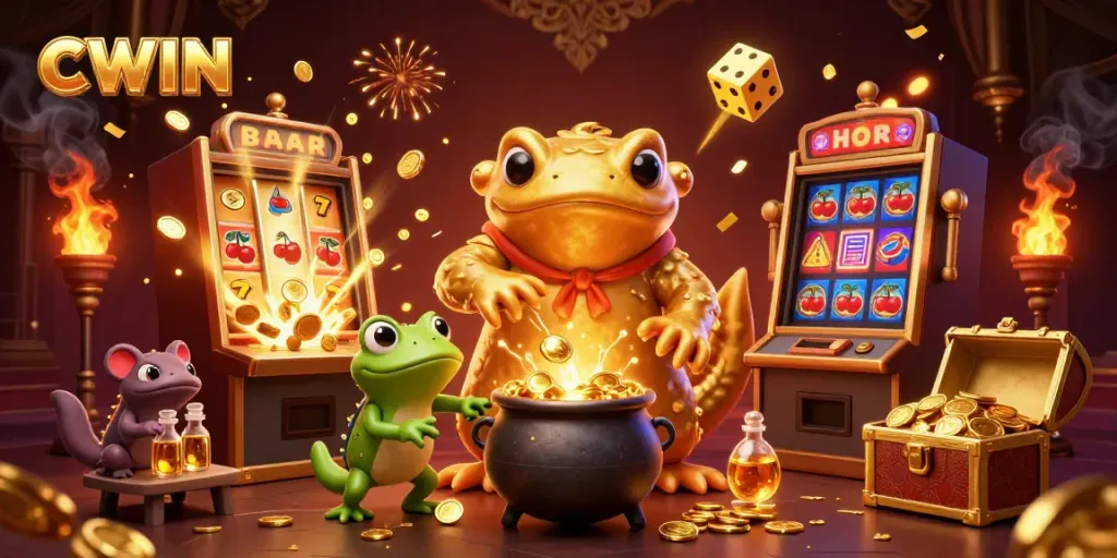 Experience thrilling moments at CWIN with exciting games and golden treasures.