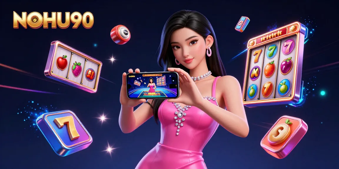 Engage with NOHU90's vibrant live dealer casino game featuring stunning slot themes and jackpots.