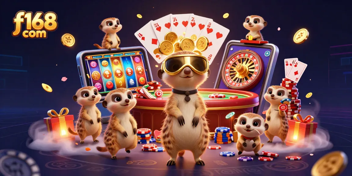 Experience thrilling gaming at f168 com with exciting casino operations led by adorable meerkats.