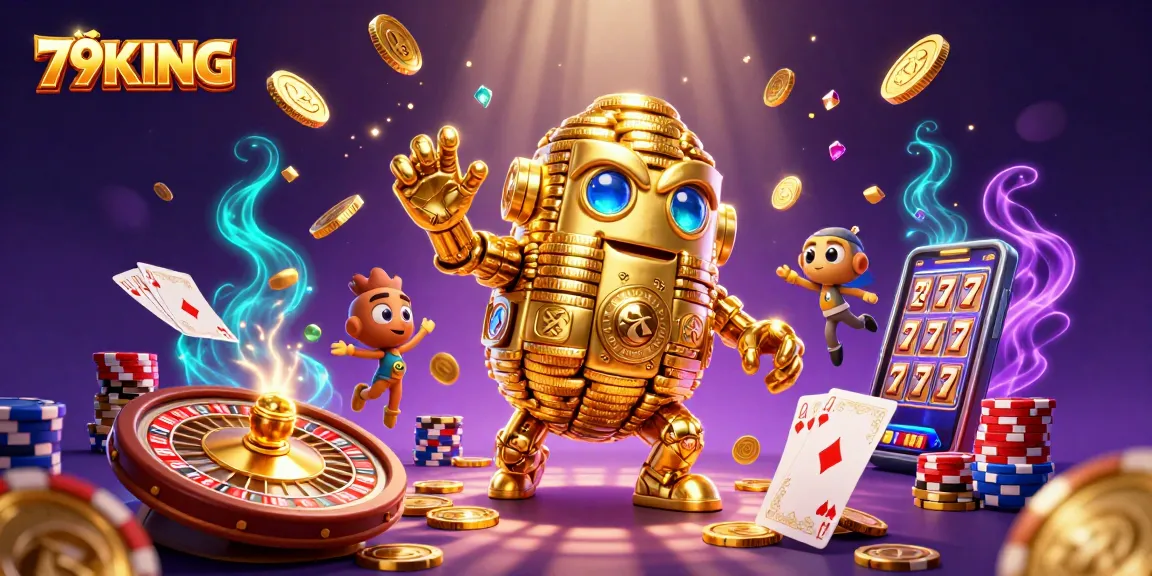 Experience thrilling jackpots with 79KING's dynamic gaming scene filled with golden treasures.