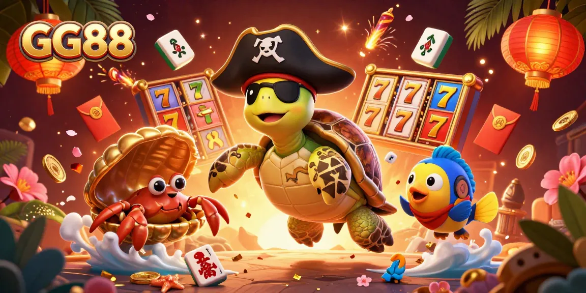 Engage with GG88's rich slot experience featuring vibrant characters and jackpot symbols.