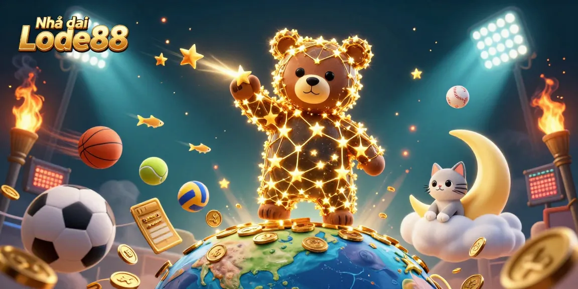Experience the thrill with Nhà cái Lode88 where digital cartoon elements bring gambling alive!