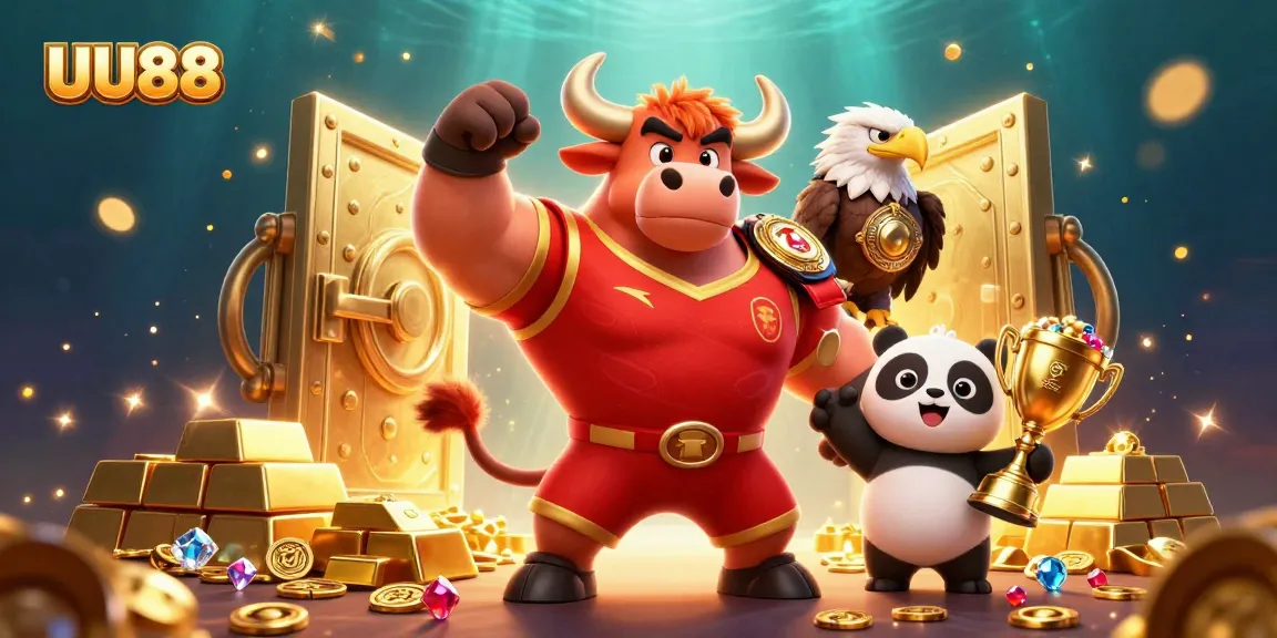 Join the excitement at UU88 with winning characters in a vibrant online casino scene filled with rewards.