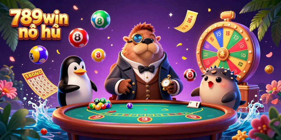 Spin the reels with 789win nổ hũ featuring lively characters and vibrant game elements for an exciting casino experience.