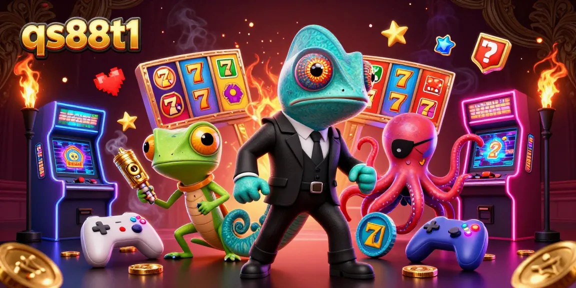 Engage in thrilling gameplay at qs88t1 with colorful slot reels and vibrant gaming elements.