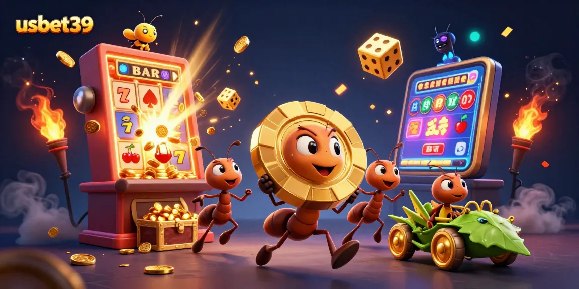 Experience excitement at usbet39 with a golden poker chip heist in a vibrant 3D casino world.