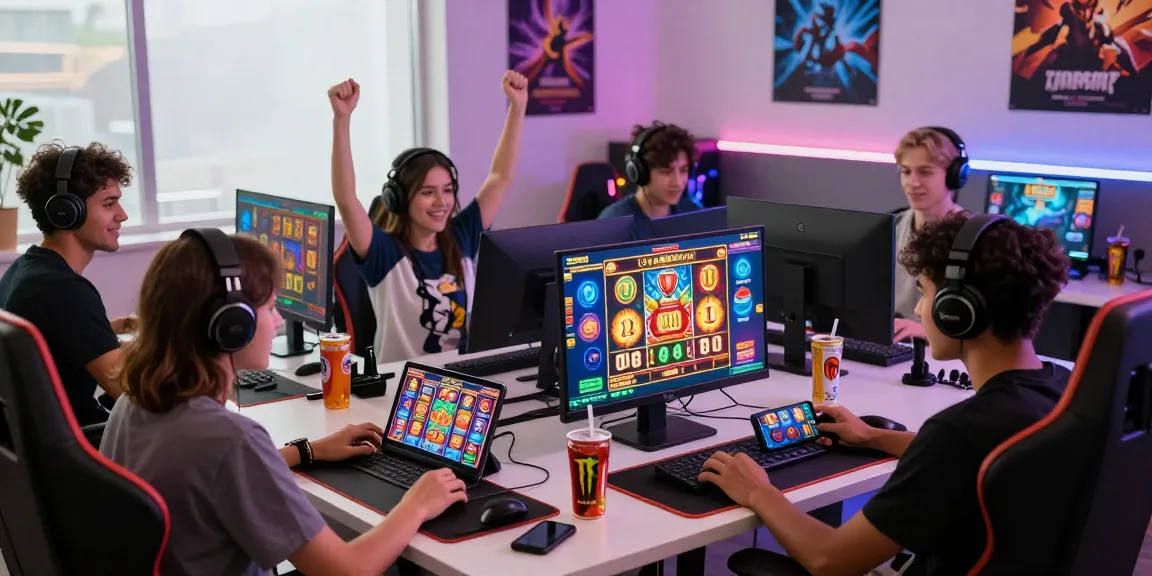 Pengalaman bermain di KANGJITU dengan pemain merayakan kemenangan jackpot pada berbagai perangkat gaming modern.