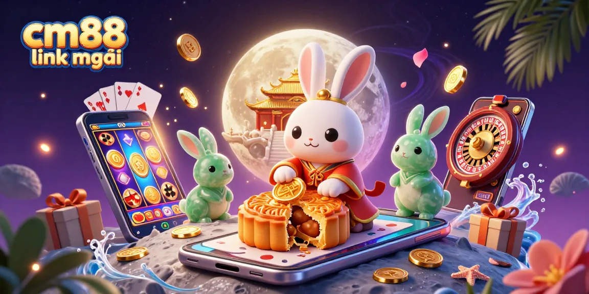Experience the thrill of gaming with cm88 link mới as cartoon rabbits reveal hidden treasures.